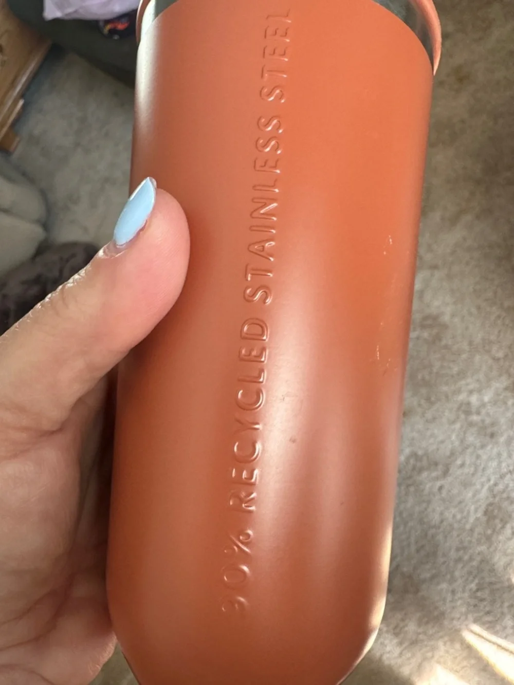 Starbucks Matte Rust Orange Travel Tumbler - Picture 4 of 5